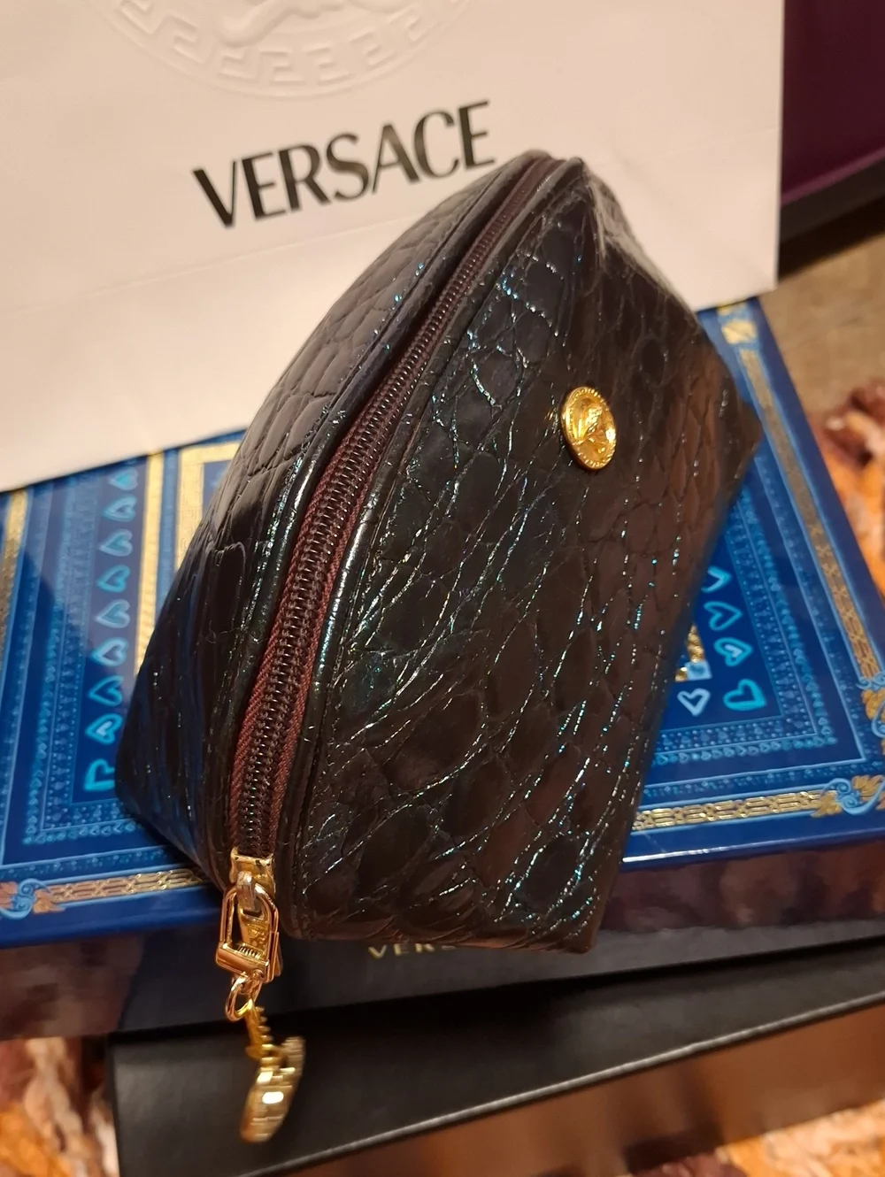 Gianni Versace Couture Cosmetic Bag